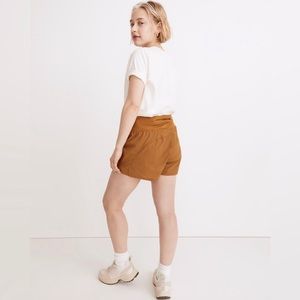 MWL Madewell Active Running Shorts; XS Antique Gold - NWOT